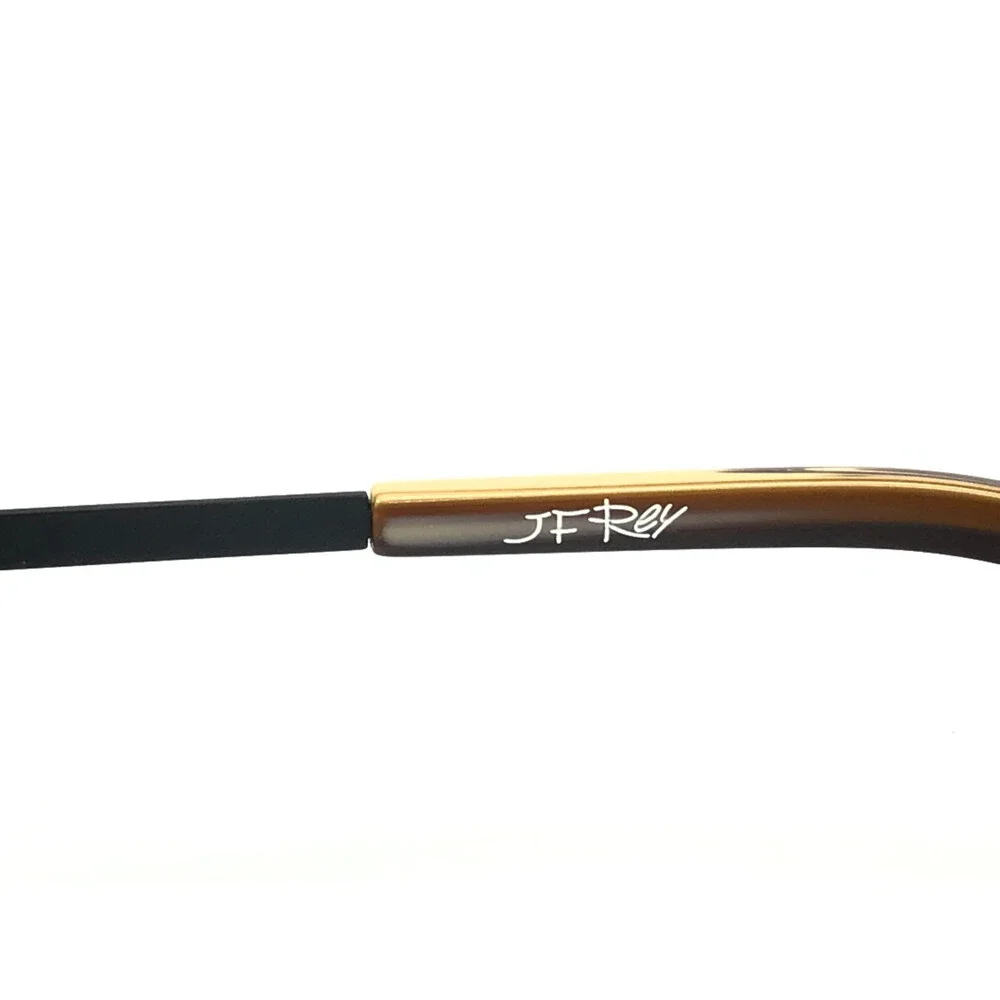 J.F. Rey Eyeglasses Frames JF1427 9200 Horn Black Brown Striped 48-20-147
